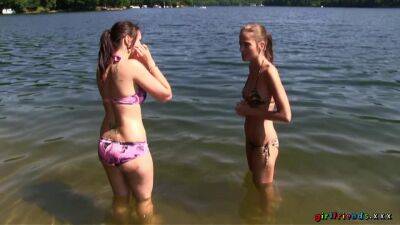 POINT-OF-VIEW Outdoor Lesbian Amazing Sex - Czech Republic on girlsporntube.one