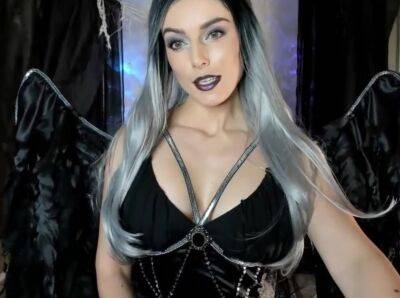 The Dark Angel Teases - fetish goth girl on girlsporntube.one