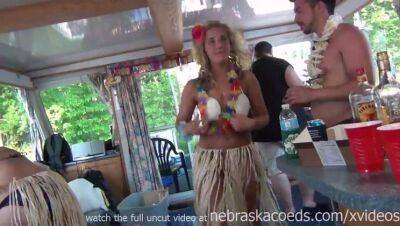 Wild naked hula party in party cove lake ozarks missouri on girlsporntube.one