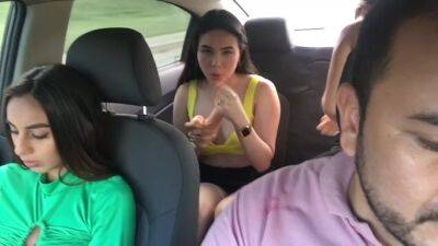 The Uber Driver Gets Horny To See My Friend Without Underwear on girlsporntube.one