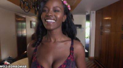 Ghetto porn with leggy ebony babe - black tits on girlsporntube.one