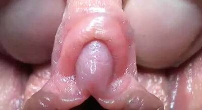 Close up clit milky squirt on girlsporntube.one