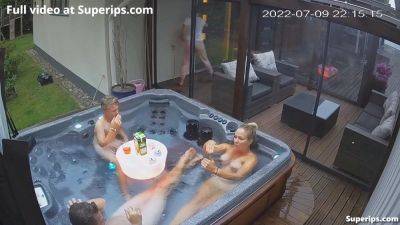 Ipcam German Nudist Family Enjoys The Jacuzzi - Germany on girlsporntube.one