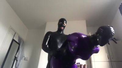 Rubber Armbinder on girlsporntube.one