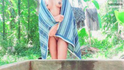 18+ Collage Girl Outdoor Bath Fun 2023 on girlsporntube.one