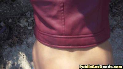 Sexy public bae fucked by big dick in wet pussy hole on girlsporntube.one