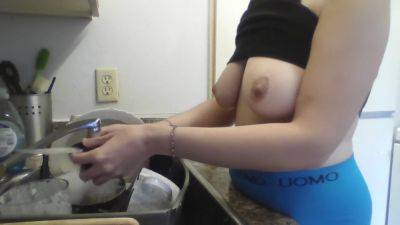 Washing Dishes 8 on girlsporntube.one