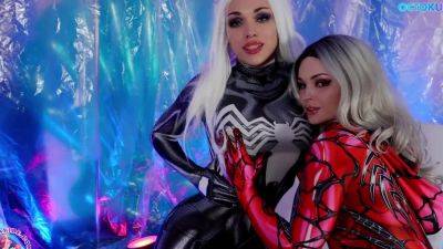 Octokuro Venom and Carnage cosplay fuck on girlsporntube.one