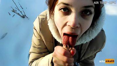 Extreme Blowjob In The Park Air Temperature 18c With Miha Nika 69 And Mi Ha on girlsporntube.one