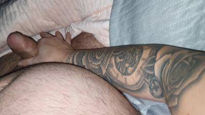 Tattooed Step Mom Handjob Step Son Dick Making Him Feel Like A King on girlsporntube.one