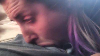 Cum-Guzzling Bus Ride: Sucking Passenger for a Treat! on girlsporntube.one