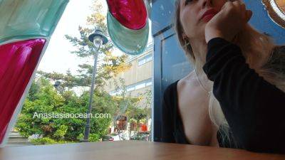 Super Model Anastasia Ocean Flashes Her Natural Breasts In A Public on girlsporntube.one