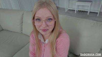 Nerdy girl learns everything about sex with friend's step daddy on girlsporntube.one