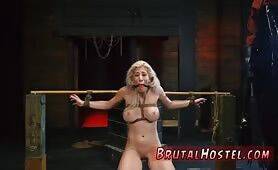 Bondage episode xxx Big-breasted ash-blonde beauty on girlsporntube.one