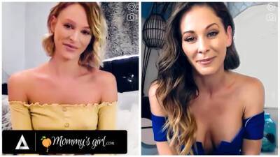 MOMMYSGIRL Thirsty Emma Hix And Stepmom Cherie DeVille Share Their Wet Pussy On Cam on girlsporntube.one