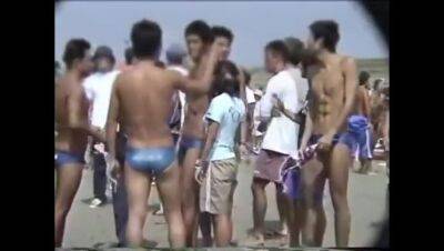 Sneak shot swimming sports men's on the beach - MANIAC撮盗 - Japan on girlsporntube.one