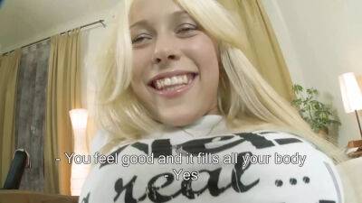 Amazing blonde German teen adores cum in her asshole - Germany on girlsporntube.one