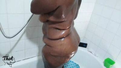 "Legs and Feet in Shower Before Blowjob" on girlsporntube.one