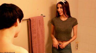 Sister Seduces Brother In The Shower on girlsporntube.one