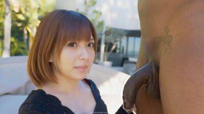 Rika Mari nipponese naughty teen interracial outdoor sex video - Japan on girlsporntube.one