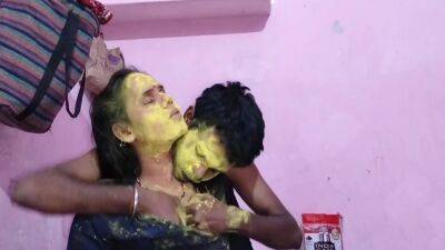 Holi Special Bhabhi Ko Rang Laga Ke Dever Ne Khub Choda - India on girlsporntube.one