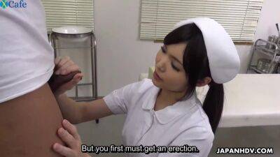 Jap nurse treats patient's tiny dick to blowjob at hospital - Japan on girlsporntube.one