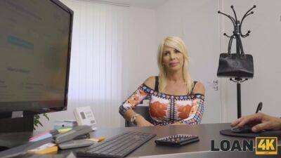 Fuck to Flee with blonde mature Tiffany Rousso - Reality euro sex in office on girlsporntube.one