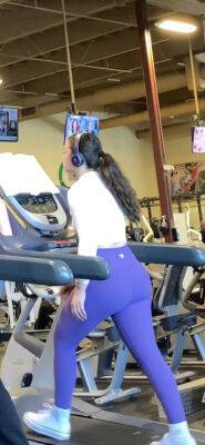 Gym candid big booty asian on girlsporntube.one