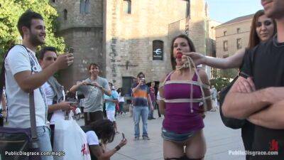 Samia Duarte, James Deen And Princess Donna In Euro Beauty Gang Humped In Public on girlsporntube.one