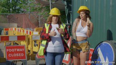 Sexy female construction worker gets fucked balls deep on girlsporntube.one