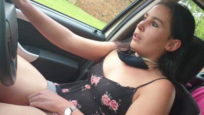 Pussy Play In Car on girlsporntube.one