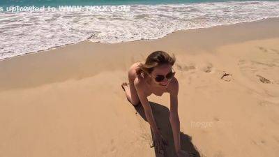 Cabo Verde Nude Beach With Leona Mia on girlsporntube.one