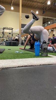 Gym candid whore stretching - Brazil on girlsporntube.one