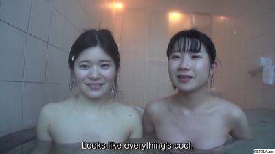 Adorable first time Japanese lesbians private vacation video - Japan on girlsporntube.one