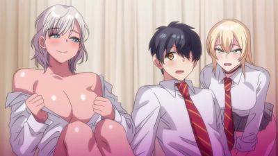 School Doctor's office threesome - Class De Otoko Wa Boku Hitori ep1 on girlsporntube.one