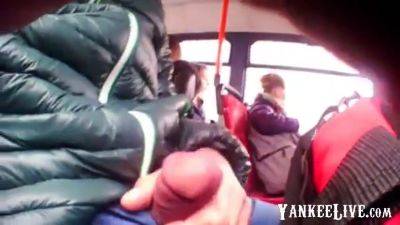 Two Girls Watch Bus Flasher on girlsporntube.one