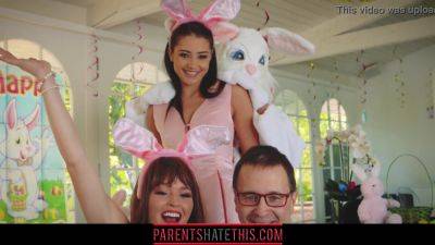 Avi Love gets naughty and fucks her stepuncle in Easter Bunny costume on girlsporntube.one