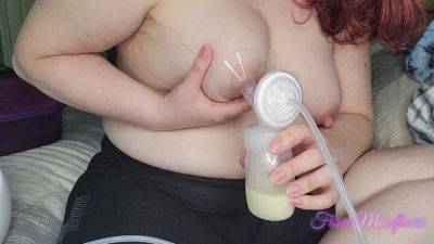 Using A Breast Pump To Empty My Milky Tits on girlsporntube.one