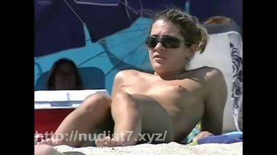 Crazy Exhibition Of Pussy On Nude Beach on girlsporntube.one