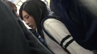 超密着電車内で超美人JK触り放題 真面目な女子高生をストーカー尾行 JKパンチラ盗撮痴漢レイプ 勃起超変態マゾsemen sperma creampie highschool girl sex treated doll - Japan on girlsporntube.one