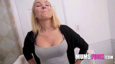 Stepmommy's help with your massive erection is just around the corner! on girlsporntube.one