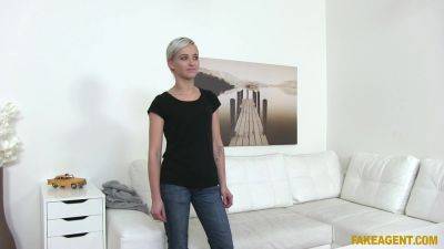 Short-haired Model Porn Casting on girlsporntube.one