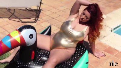 Lucy Vixen - Redhead MILF with Generous Curves: A Solo Outing on girlsporntube.one