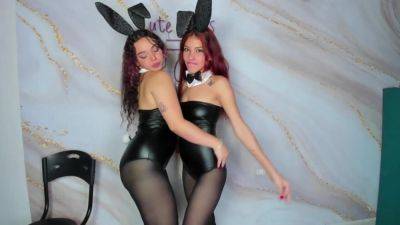 Lesbian bunnies french kiss - France on girlsporntube.one