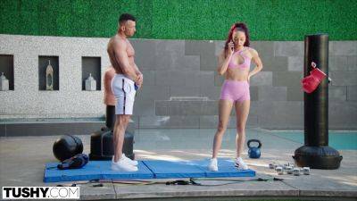 Maximo Garcia And Alexis Tae - Petite Anal-queen Alexis Is Hungry For Her Trainer on girlsporntube.one