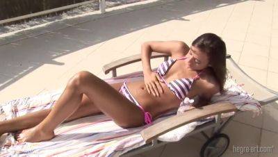 Dominika C Basking in Spanish Sunlight - Spain on girlsporntube.one