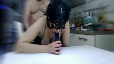 Quickie On The Kitchen Table Part 1 - Cum Sluts on girlsporntube.one