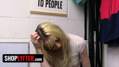 Cecelia Taylor gets dominated and searched in the backroom for shoplifting on girlsporntube.one