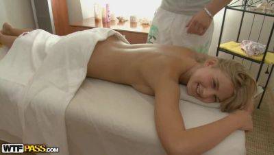 Kathy Marfa & Timur: Steamy Massage Encounter with a Blonde on girlsporntube.one