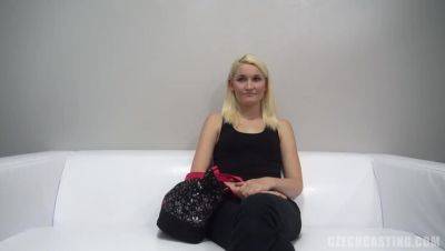 Adorable Blonde Blanka with Petite Tits - Czech Republic on girlsporntube.one